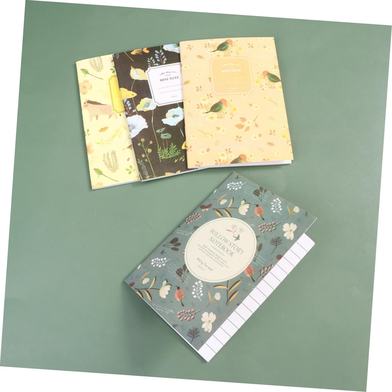 VILLCASE 2 Ensembles Petit Carnet Mini Cahiers Journal Mini-livres Carnet De Notes Livre Planificateur Quotidien De Pratique D'exercice 50 Pièces * 2
