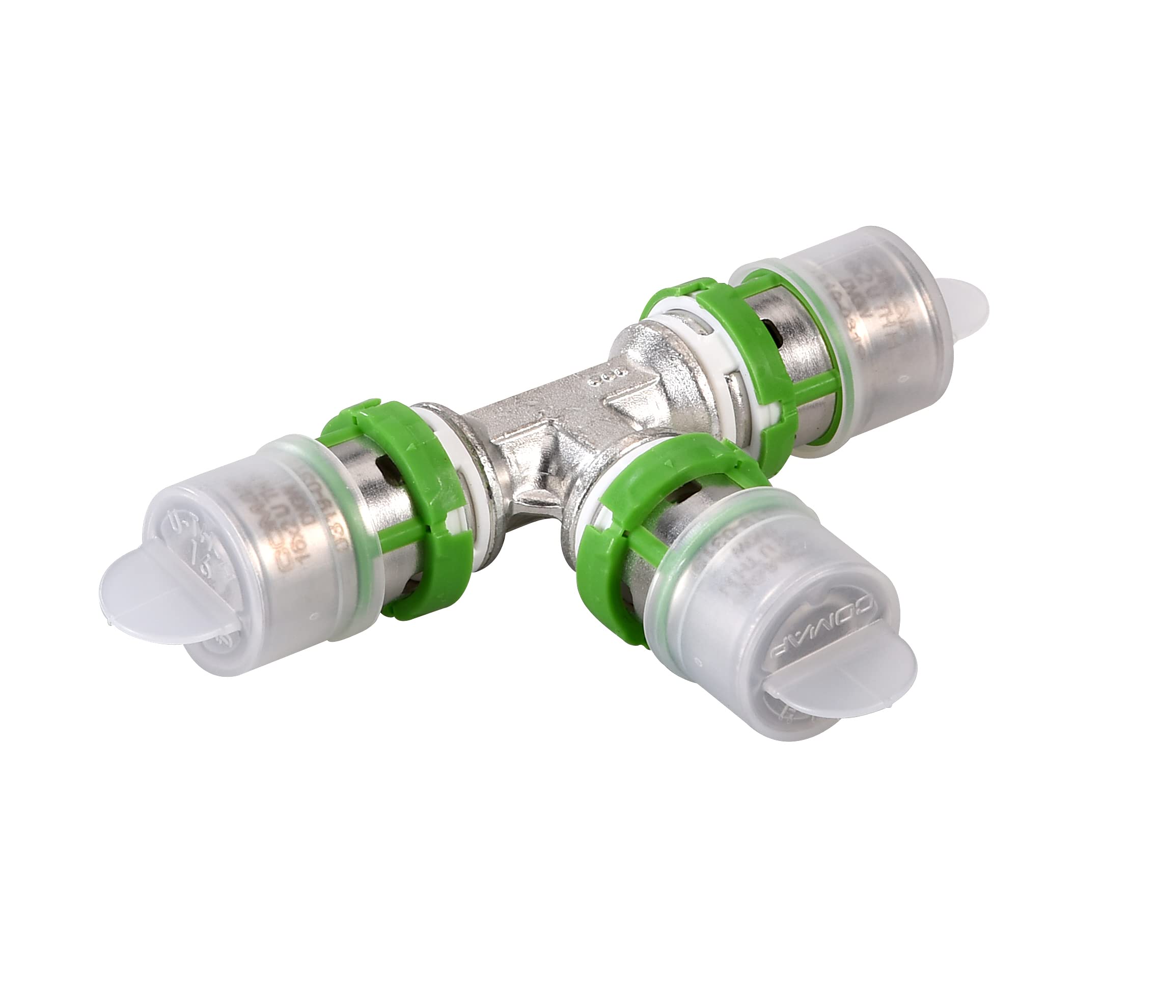 COMAP 2 Tés égaux métallique pour tubes multicouche à sertir - 32x3 - Raccords MultiSkin - S7130W32