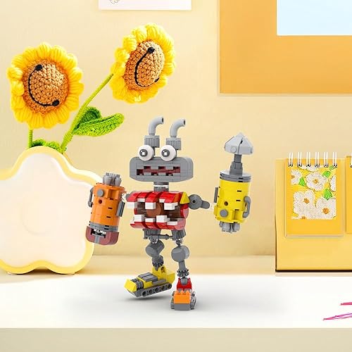 Miniatura 6 de Epic Level Monster Wubbox - Juego de bloques de construcción de figuras de acción cantando, juguetes creativos, coleccionables, cumpleaños, adecuado