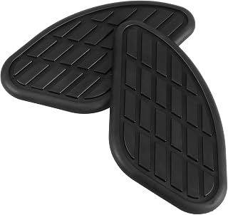 Vaguelly 1 Par etiqueta engomada del tanque de combustible almohadilla apretones protector de depósito de motocicleta protector para rodillas de motocicleta puños del tanque de gasolina