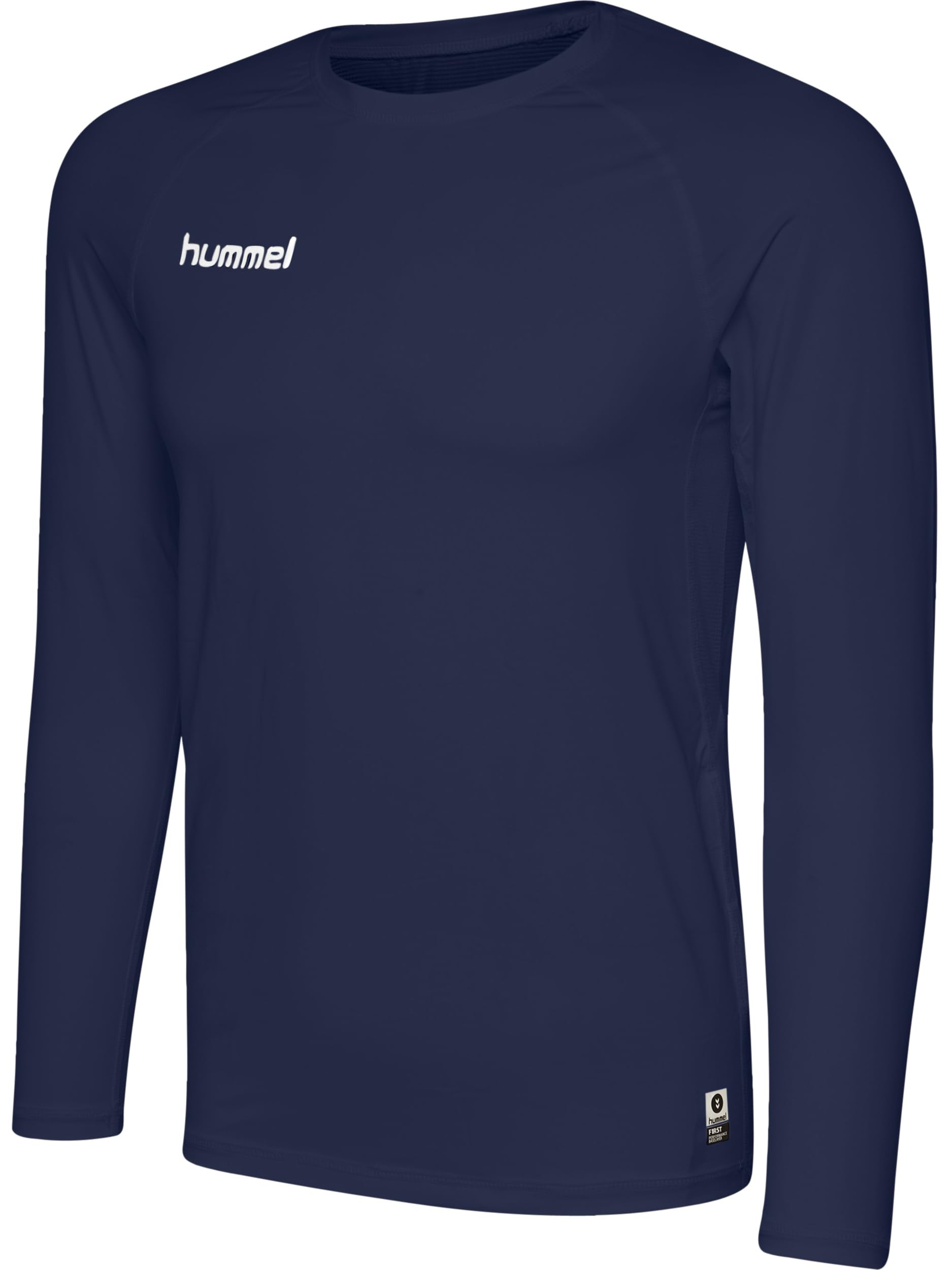 hummel Men's Hml First Performance Jersey L/S Shirt Marine