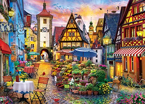 MasterPieces Puzzle de 1000 Piezas para Adultos, Familia o Jóvenes - Mercado de Flores Bávaro - 19.25"x26.75" miniatura 2