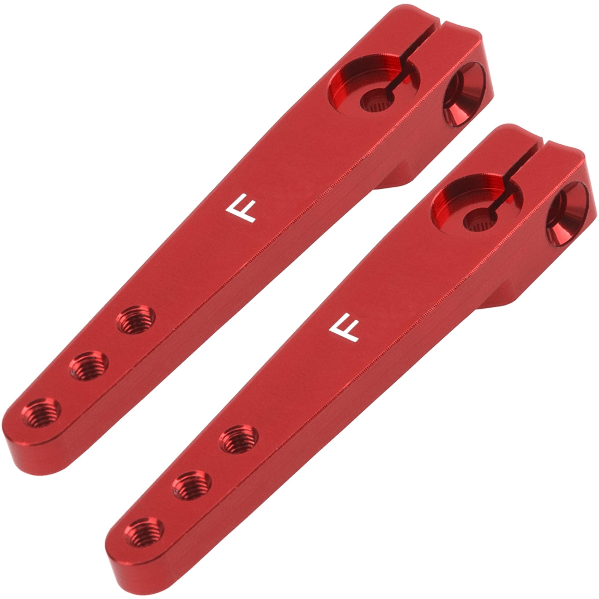 2Pack Vgoohobby 1.75inch 25T Servo Arm Horn Aluminum Long Steering Arms Compatible with Futaba Hitec Savox Power HD Servo Motors Fit RC Airplane Plane Car