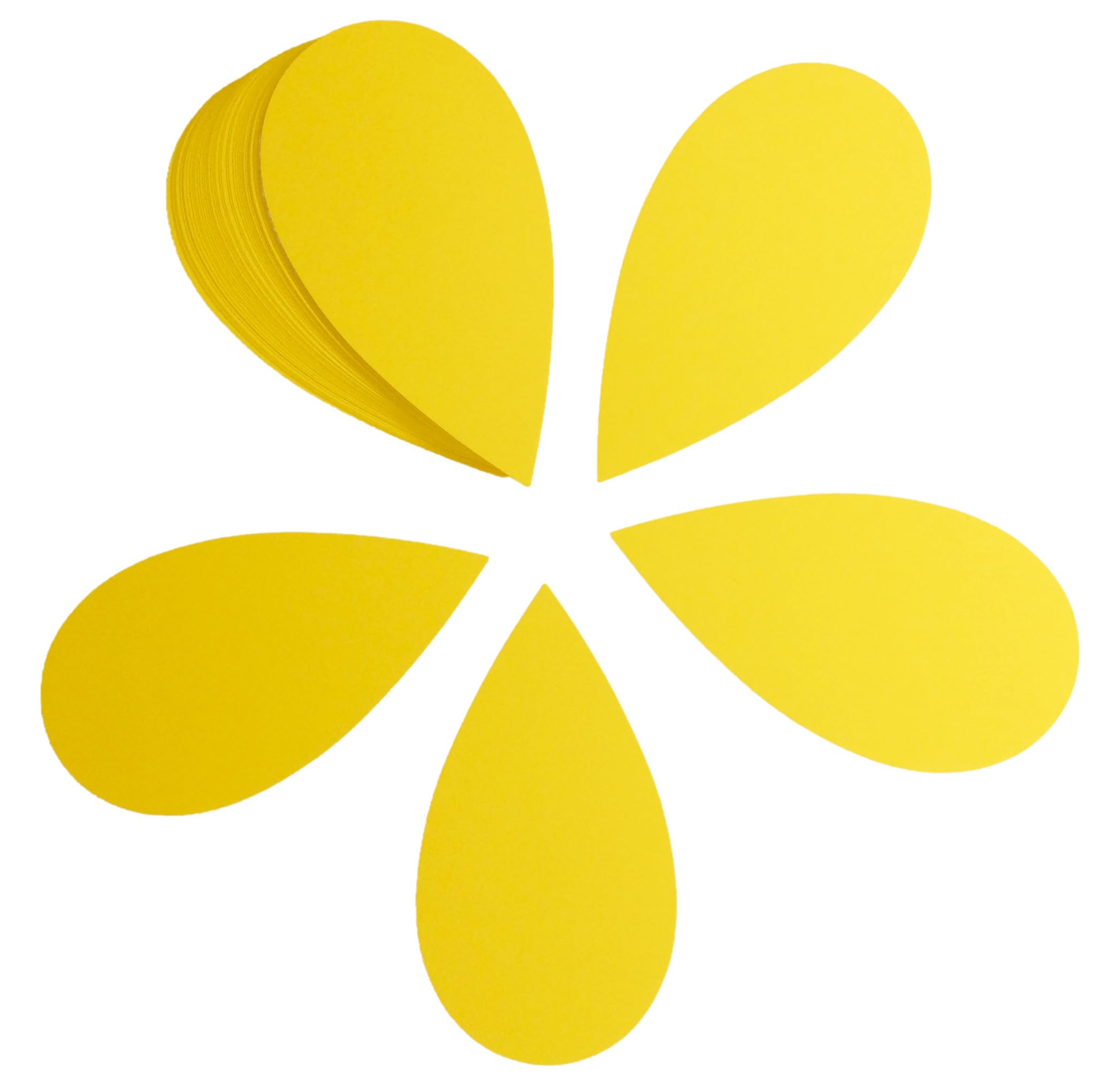Amazon | ディスプレイカード ＜花びら しずく＞ （黄色） 100枚