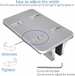 Vertical Laptop Stand Holder Desktop Aluminum Notebook Stand with Adjustable Dock Size,Fits All MacBook Pro/Surface/Chromebook/Gaming/Dell Laptops (Up to 17.3 inches) Gray