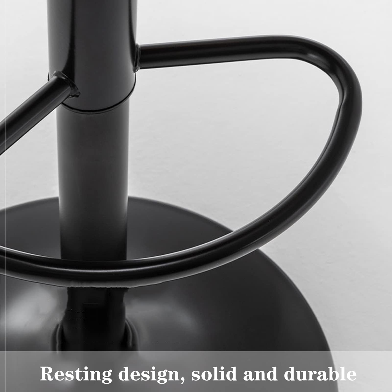 Amazon｜モダンなPUレザーバースツール高さを調整できるキッチン
