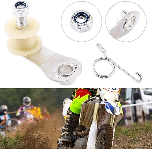 Miniatura 4 de Tensor de cadena Tensor de rodillos de cadena de alta resistencia, tensor de cadena de motocicleta, tensor de cadena deslizante, guía de rodillo