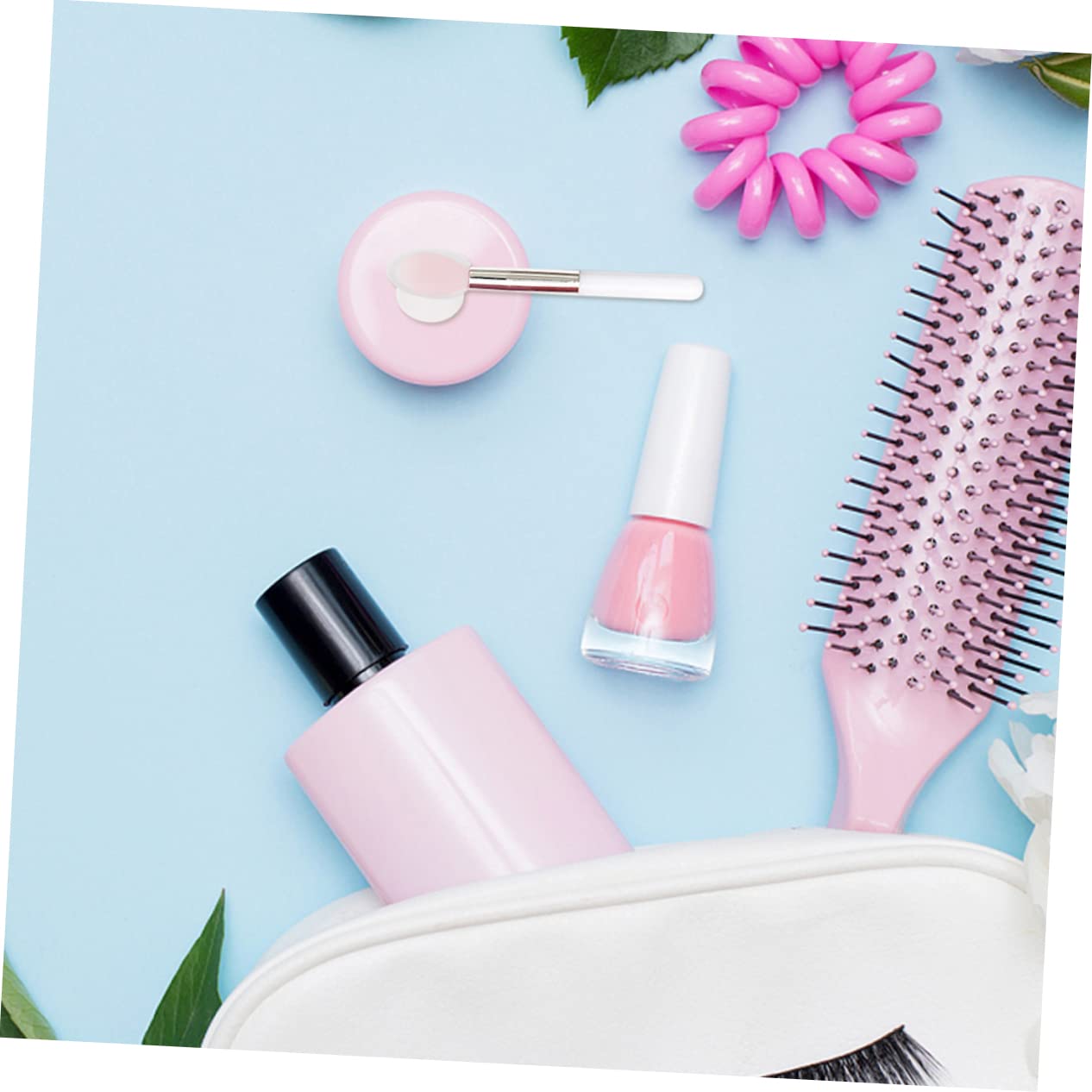 DECOMELODY Silicone Lip Brush Sleeves 12pcs Lip Makeup Brush Covers Eye Shadow Stick Cover Dirt Proof Reliable Lip Care