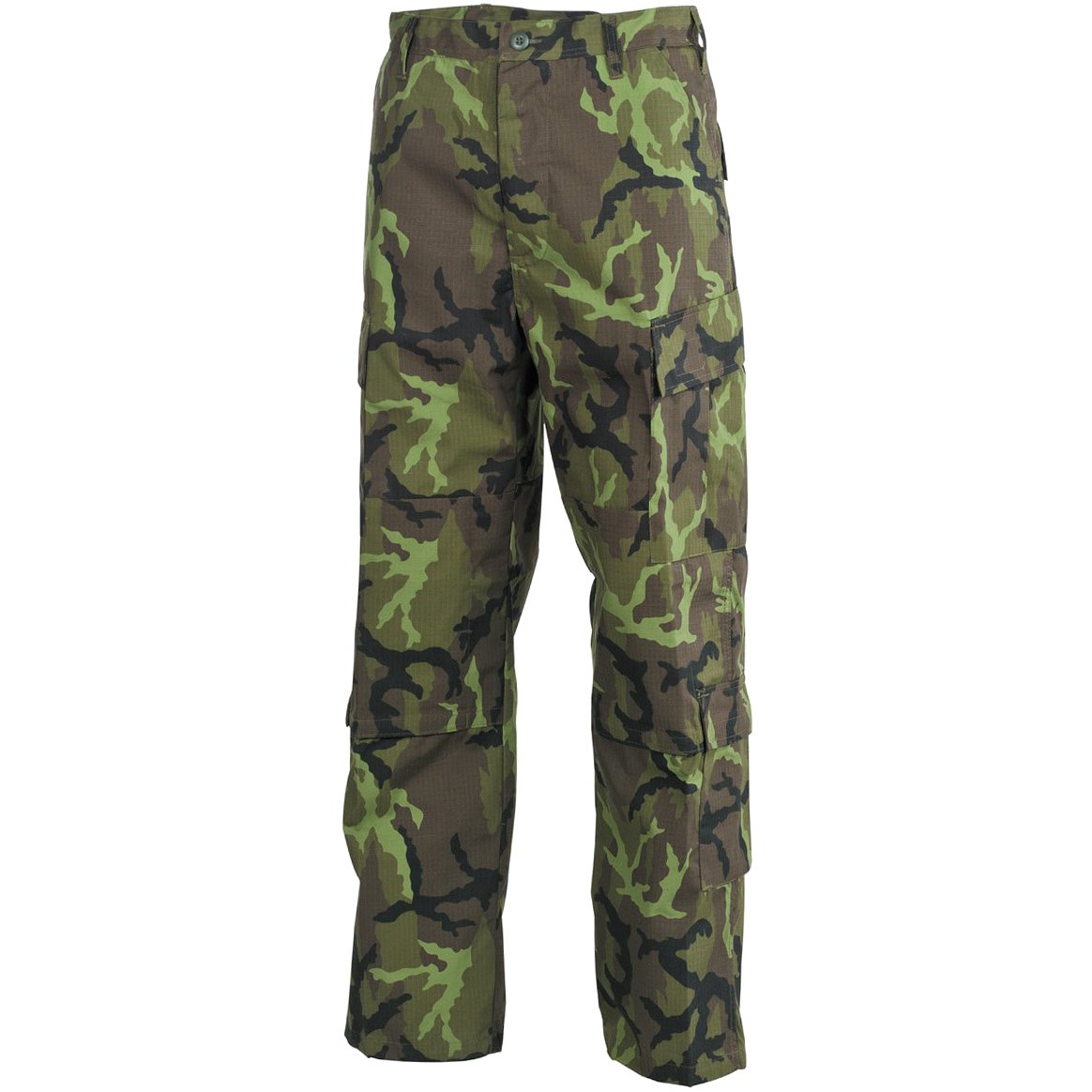 MFH Men's ACU Trousers Ripstop Czech Woodland Size L