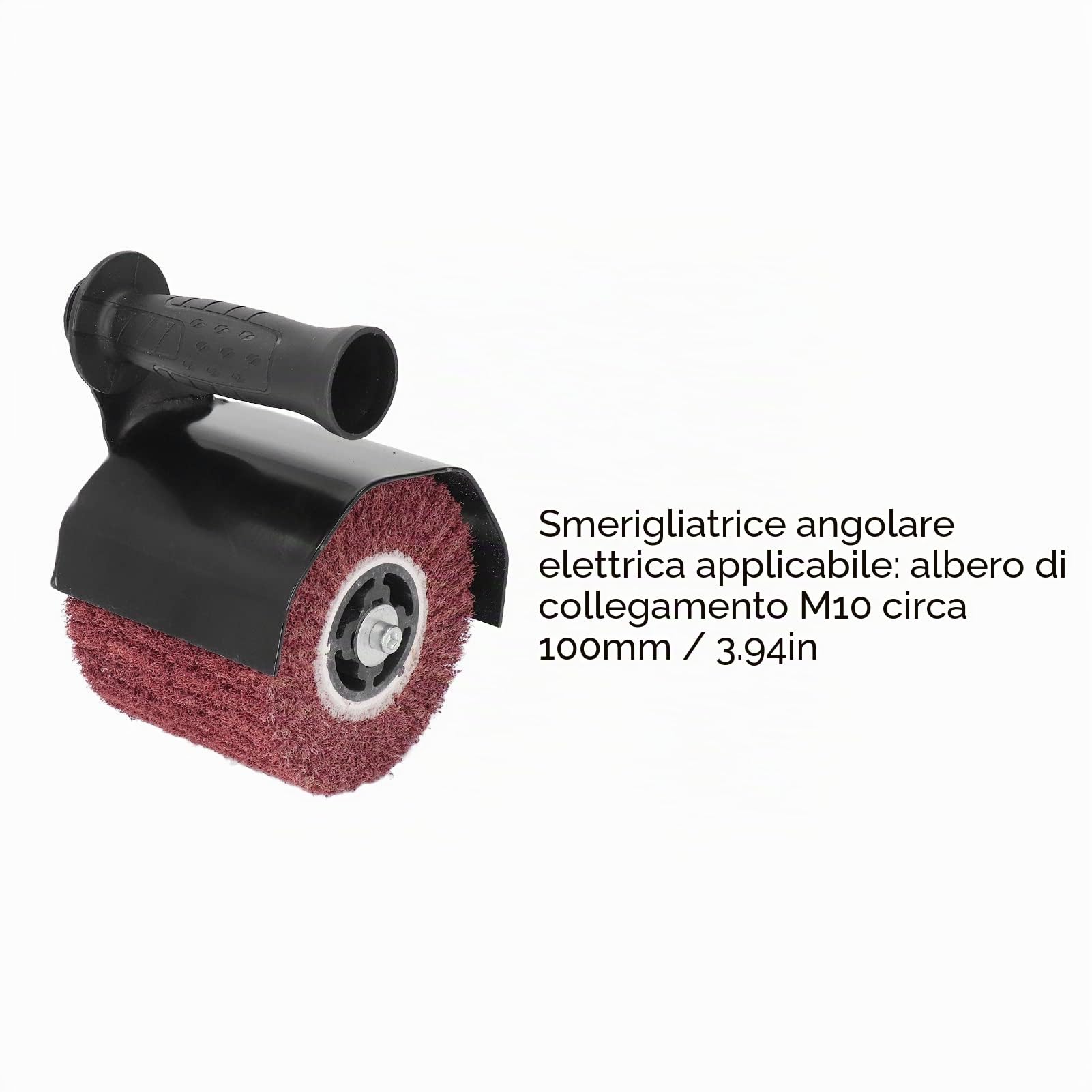 Smerigliatrice Angolare Multifunzione per Lucidatura, Kit Lucidatrice per Levigatrice Elettrica Attacco per Smerigliatrice Angolare Adatto per Metallo, Acciaio Inossidabile, Plastica, Legno, M10