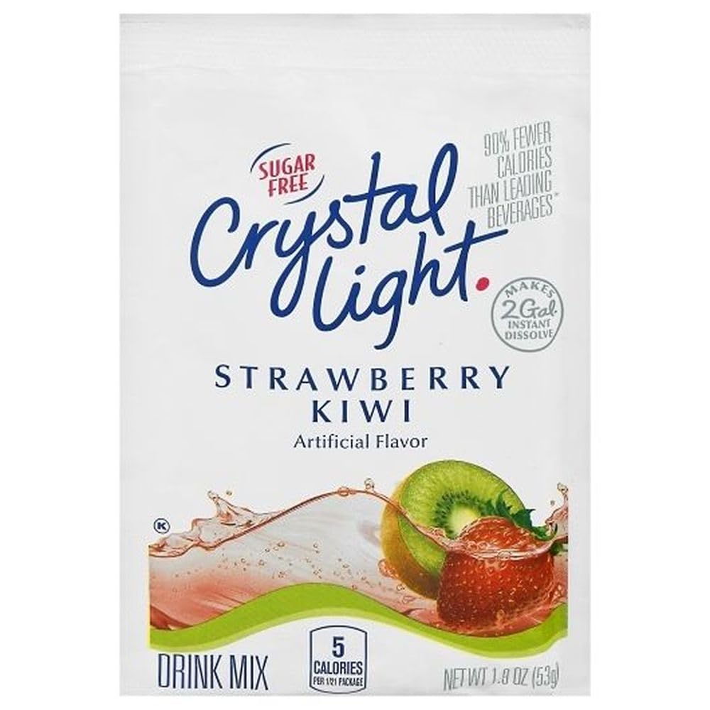 Tropical Passions - Strawberry Kiwi by Crystal Light – 8 Ounce, Pack of 12