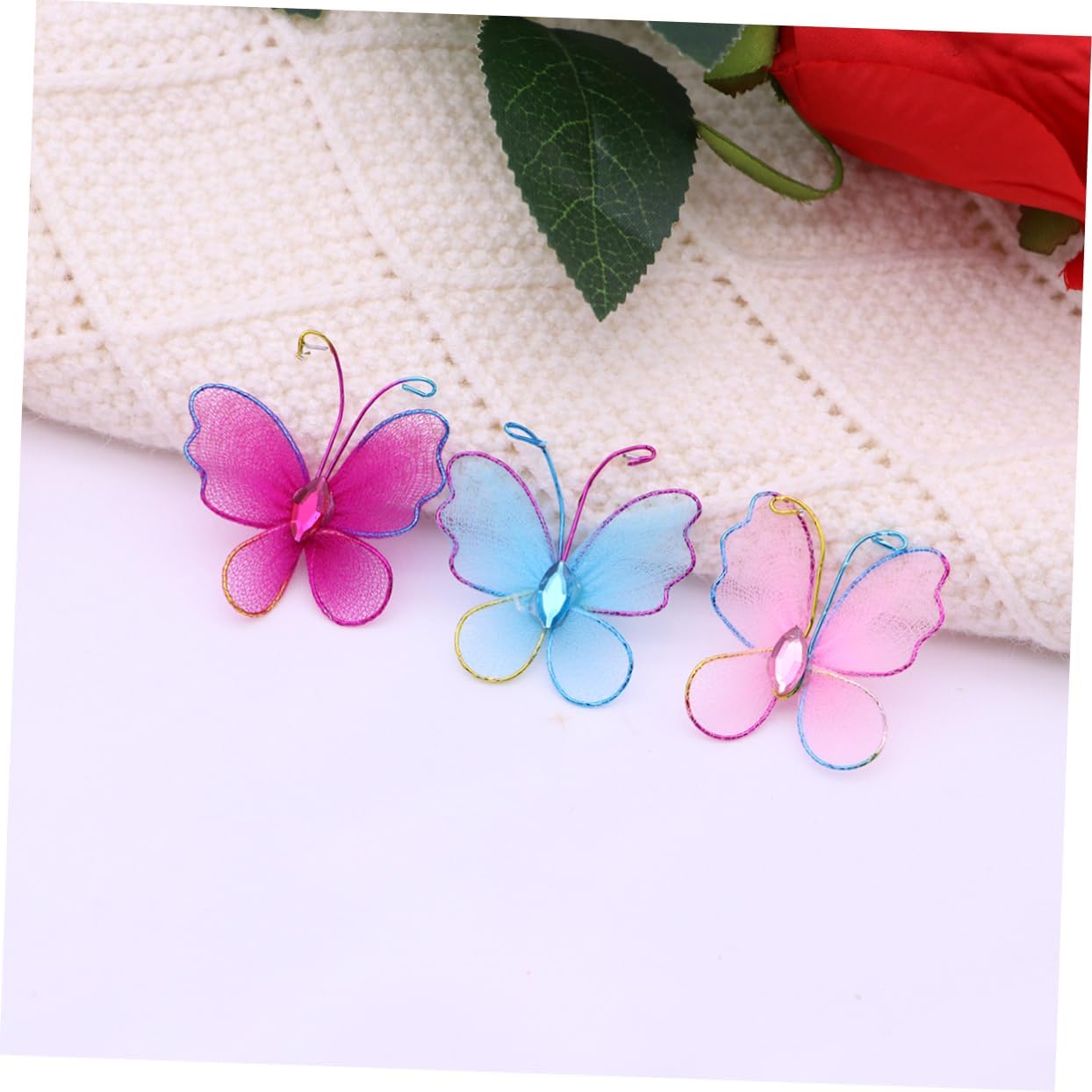 Stocking Butterflies Pack of 50 for Wedding Party Decor image 5