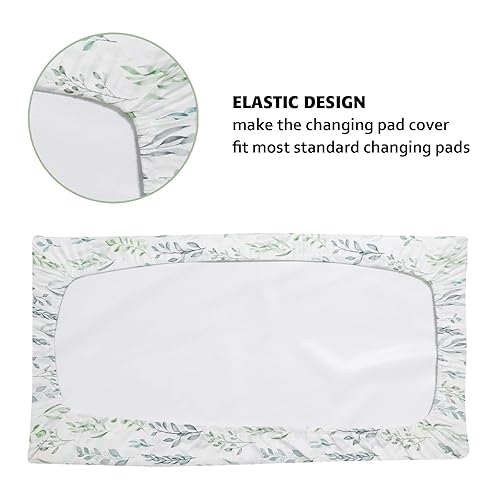 Miniatura 3 de Funda para cambiador de pañales, tela suave y transpirable, funda elástica para cambiador de bebé, sábanas de punto de jersey para niños y niñas,