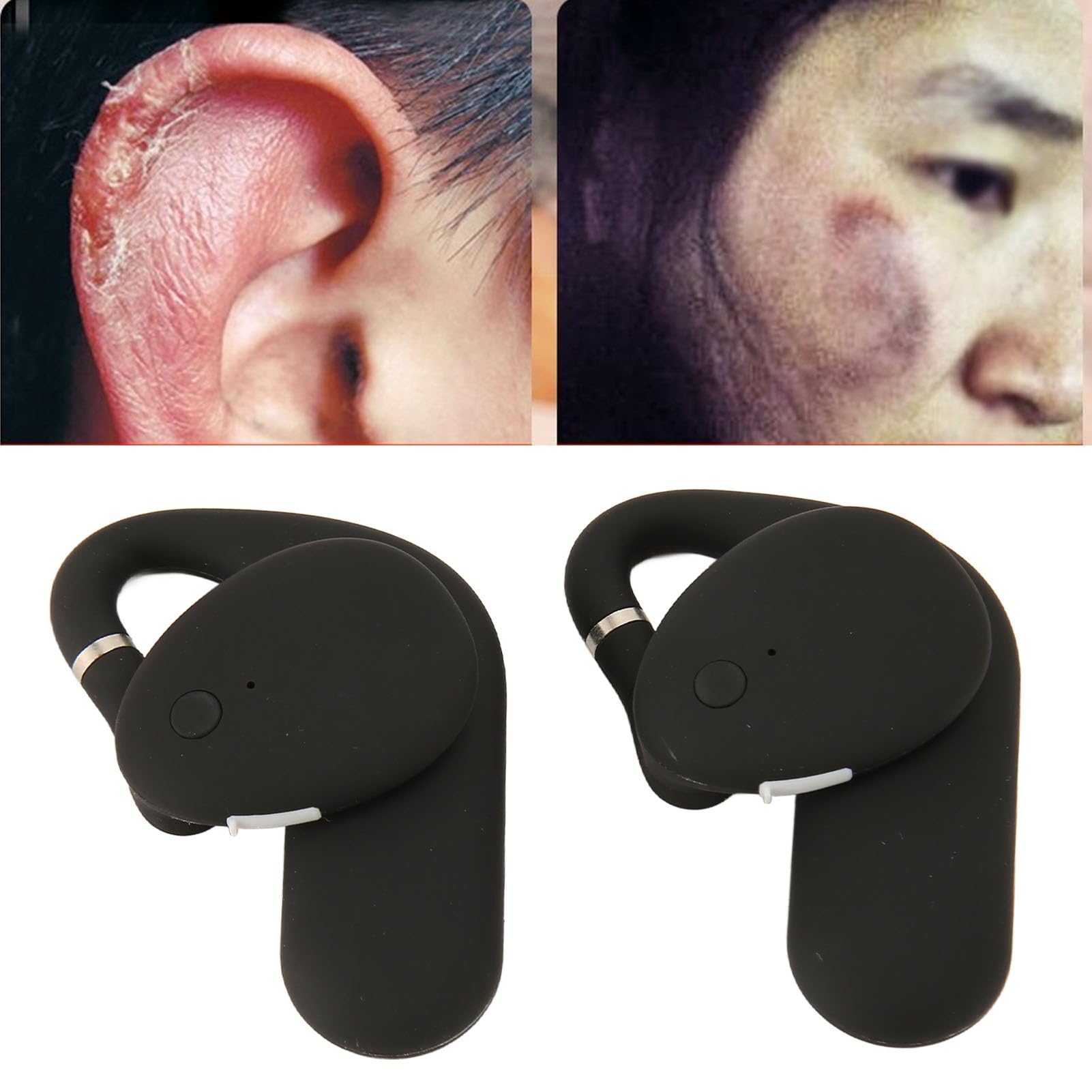 Electric Heated Ear Warmers - USB Rechargeable With 3 Temperature Levels, Adjustable Fit (Pink)