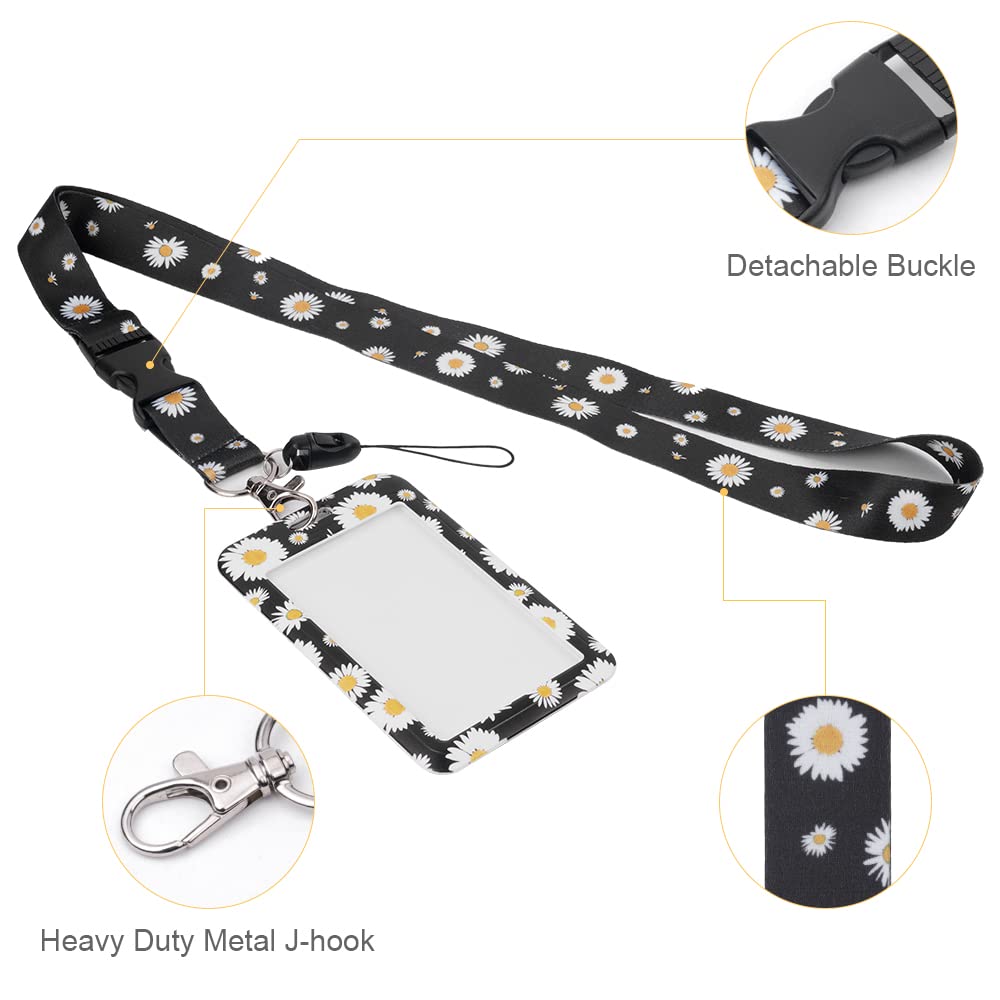 Vicloon Lanyard Porta Badge Retrattile Bobina Clip Rigido con Verticale Orizzontale per Identificativi Chiavi Fotocamera