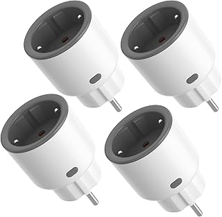 SONOFF S60ZBTPF Zigbee Smart Plug (Requires Zigbee Gateway) – Remote Control, Energy Monitoring, Timer Schedules, Overload Protection, Zigbee Repeater, Compatible with eWeLink App-4 Pack
