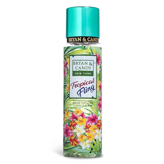 Bryan & Candy Body Mist For Women, Long Lasting and Soothing Fragrance (Tropical Fling body mist 150ML)