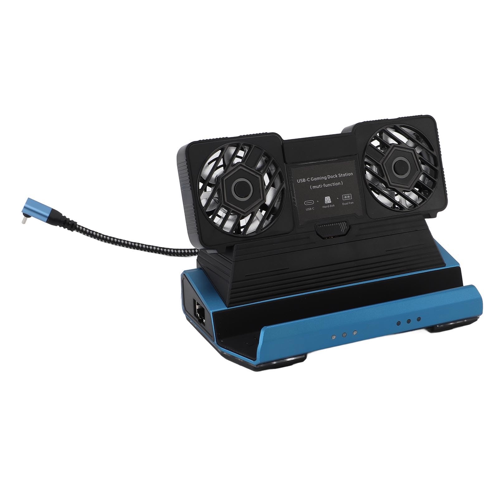 Generic Estación de Acoplamiento 10 en 1 con Eficiente de Ventilador de Refrigeración Dual para Legion Go y Claw, Salida 4K 60 Hz, Ideal para Jugadores, Aleación de Aluminio