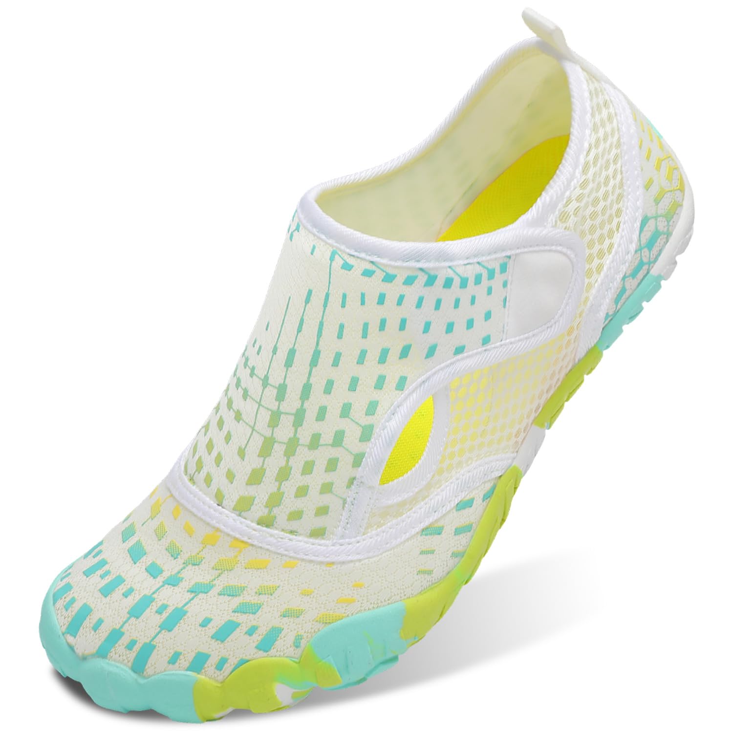 L-RUN Barefoot Water Shoes Women Mens Aqua Sock Athletic Hiking Water Sports Shoes for Swim Beach Pool Sand Diving Walking