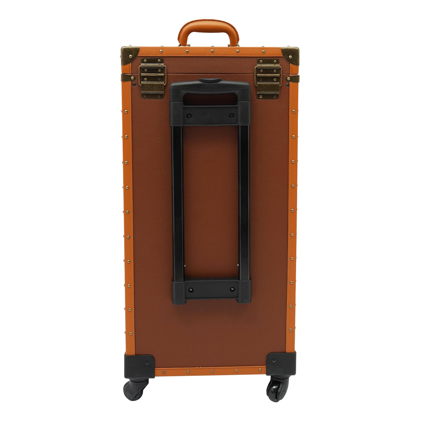Valise à roulettes pour outils de coiffure - Mallette de maquillage - Mallette de maquillage - Pour manucure, coiffeur, cosmétique, Couleur du café., Valise cosmétique à roulettes