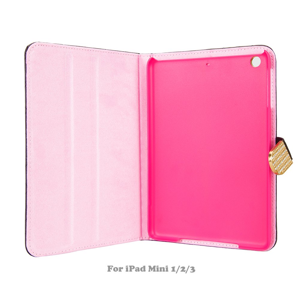 IDEGG Case for iPad Mini, Mini 2, Mini 3 (Black)
