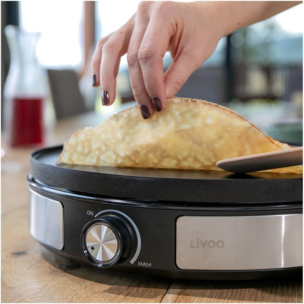 crêpière électrique grande – vue détaillée