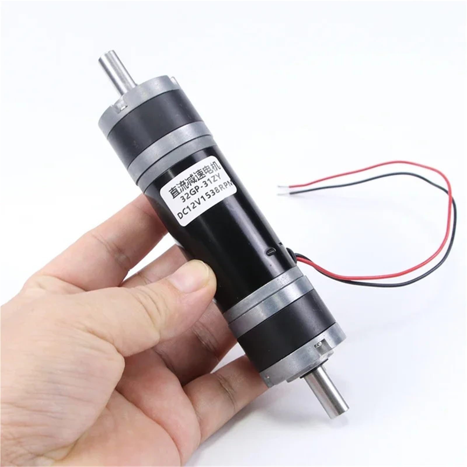 Moteur planétaire 12V basse vitesse 58 RPM à double arbre 8mm