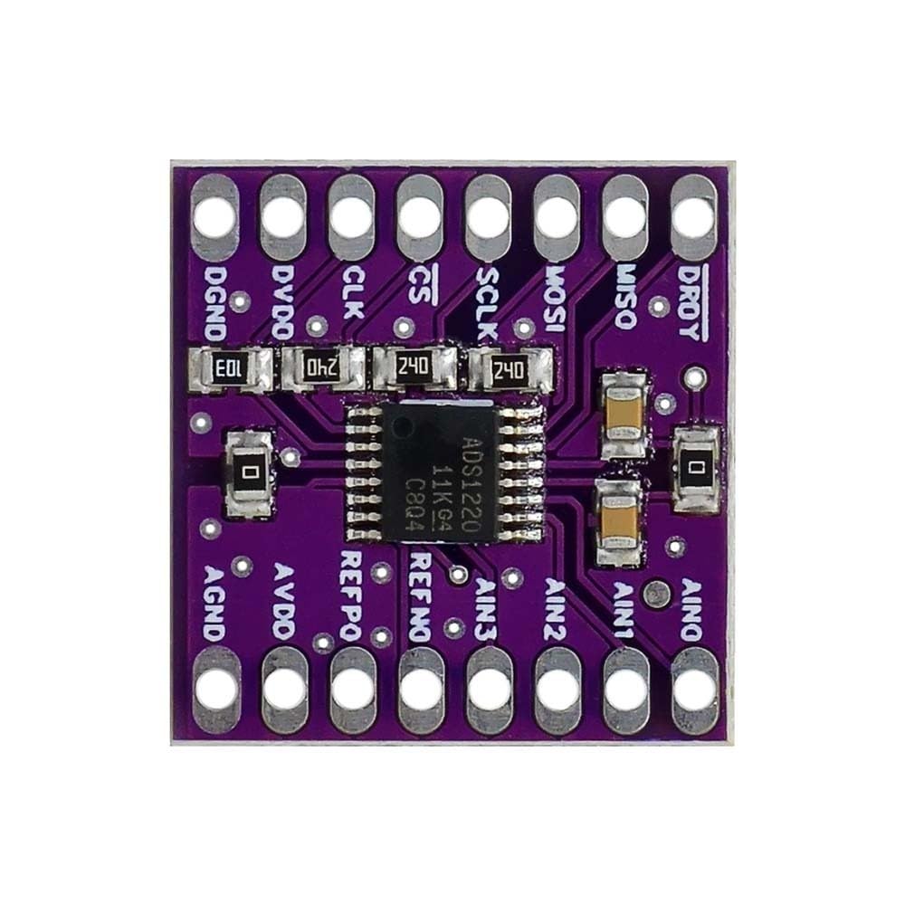 DONGKER Modulo ADC,DC 3V-5V ADS1220 24bit Convertitore Analogico Digitale Signal