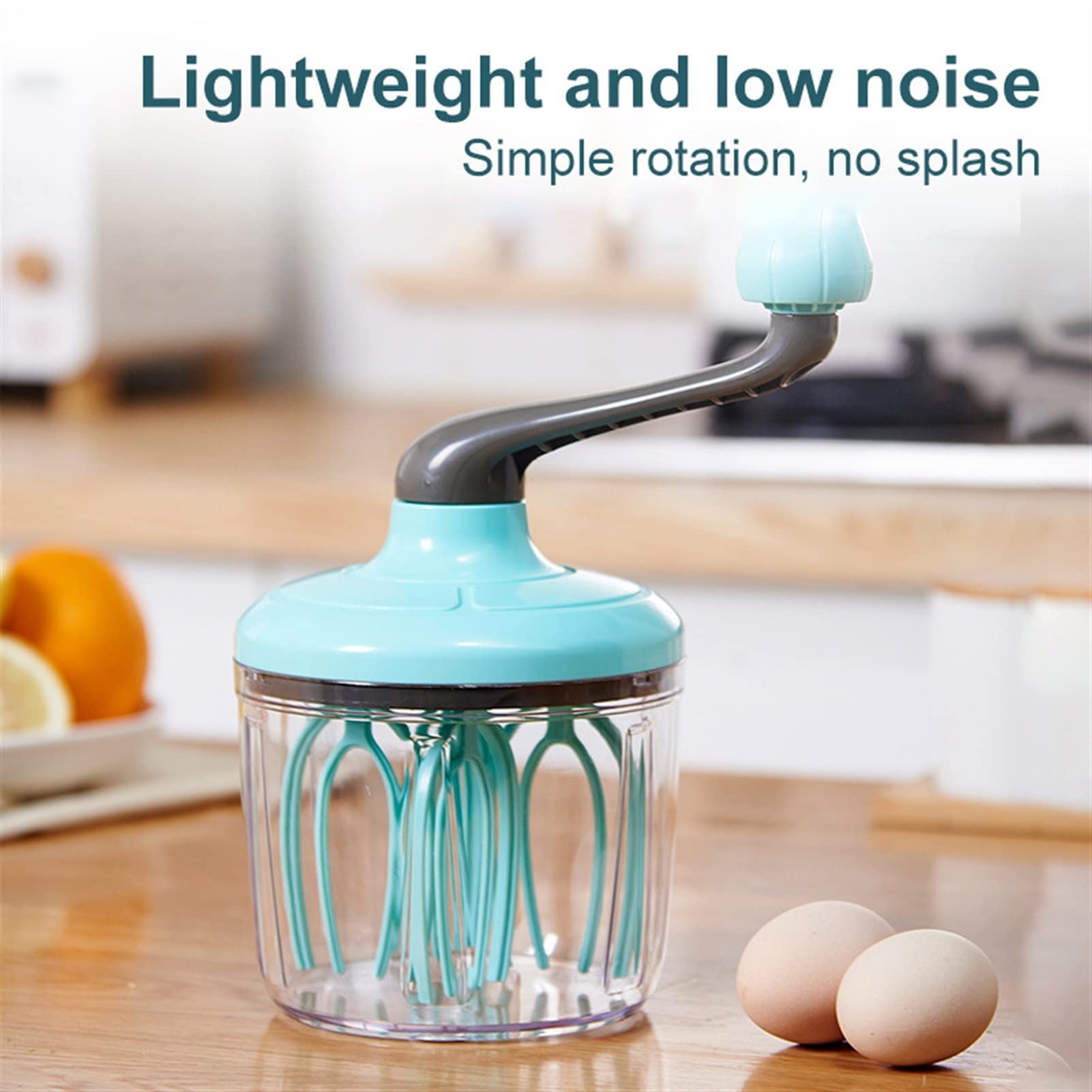 Batidora de huevos 1500 ml de crema duradera Manual de mantequilla Manual Hogar Semiautomático Semiautomático Caón de huevo Conjunción de huevo de huevo Anti-Slip Egg Batter Batidores de cocina