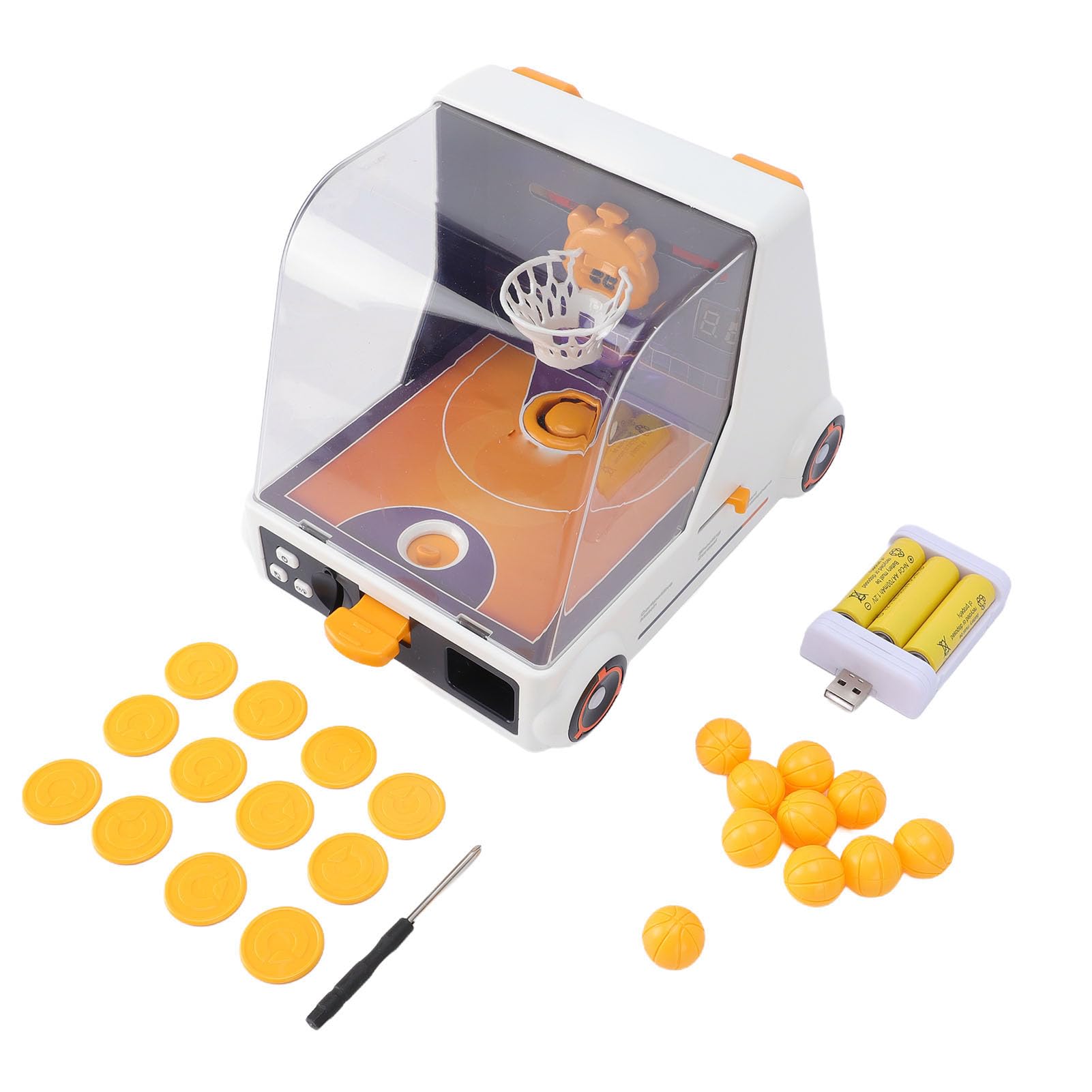 Cryfokt Automatic Scoring Tabletop Basketball Game Toy