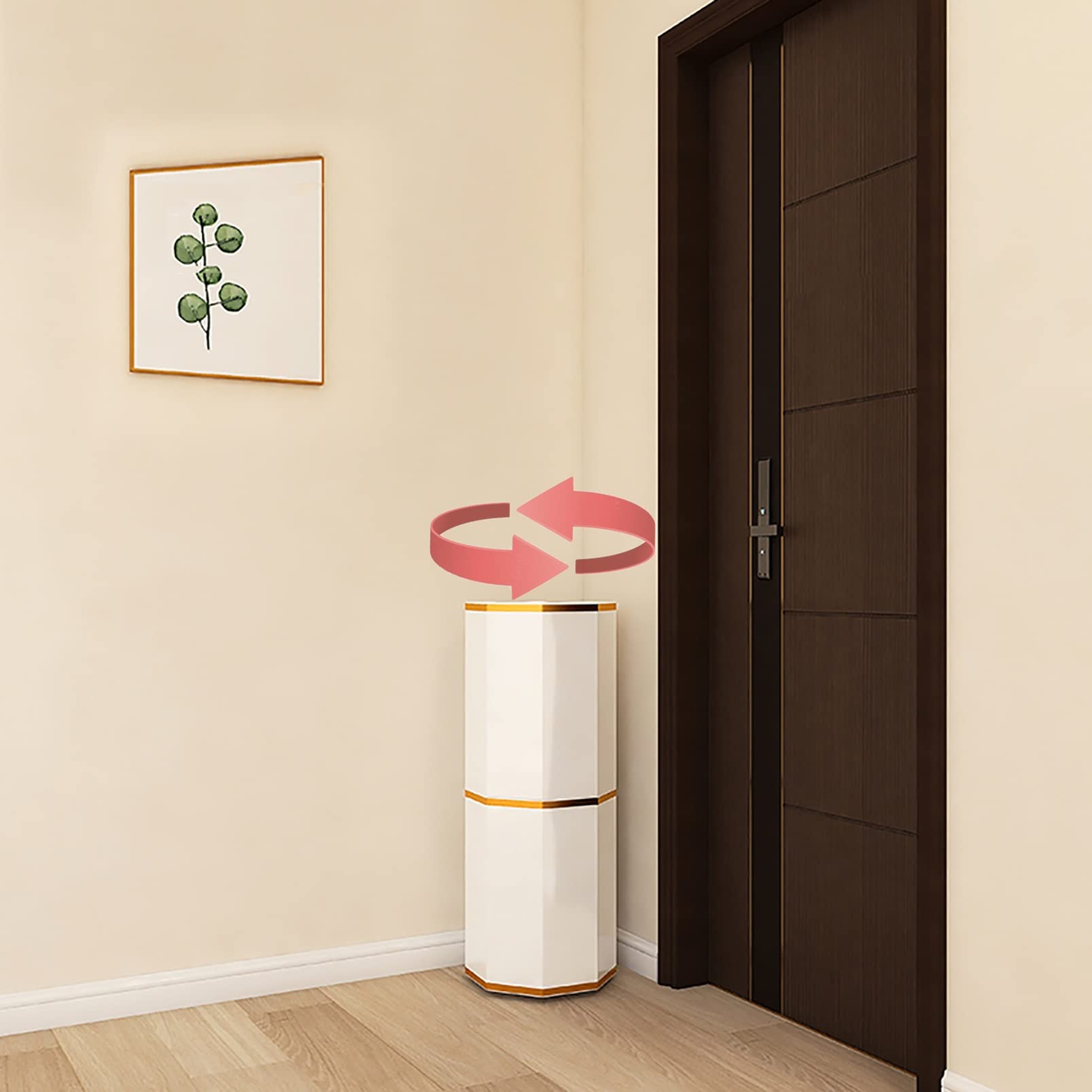 Étagère à chaussures rotative au design élégant et grande capacité