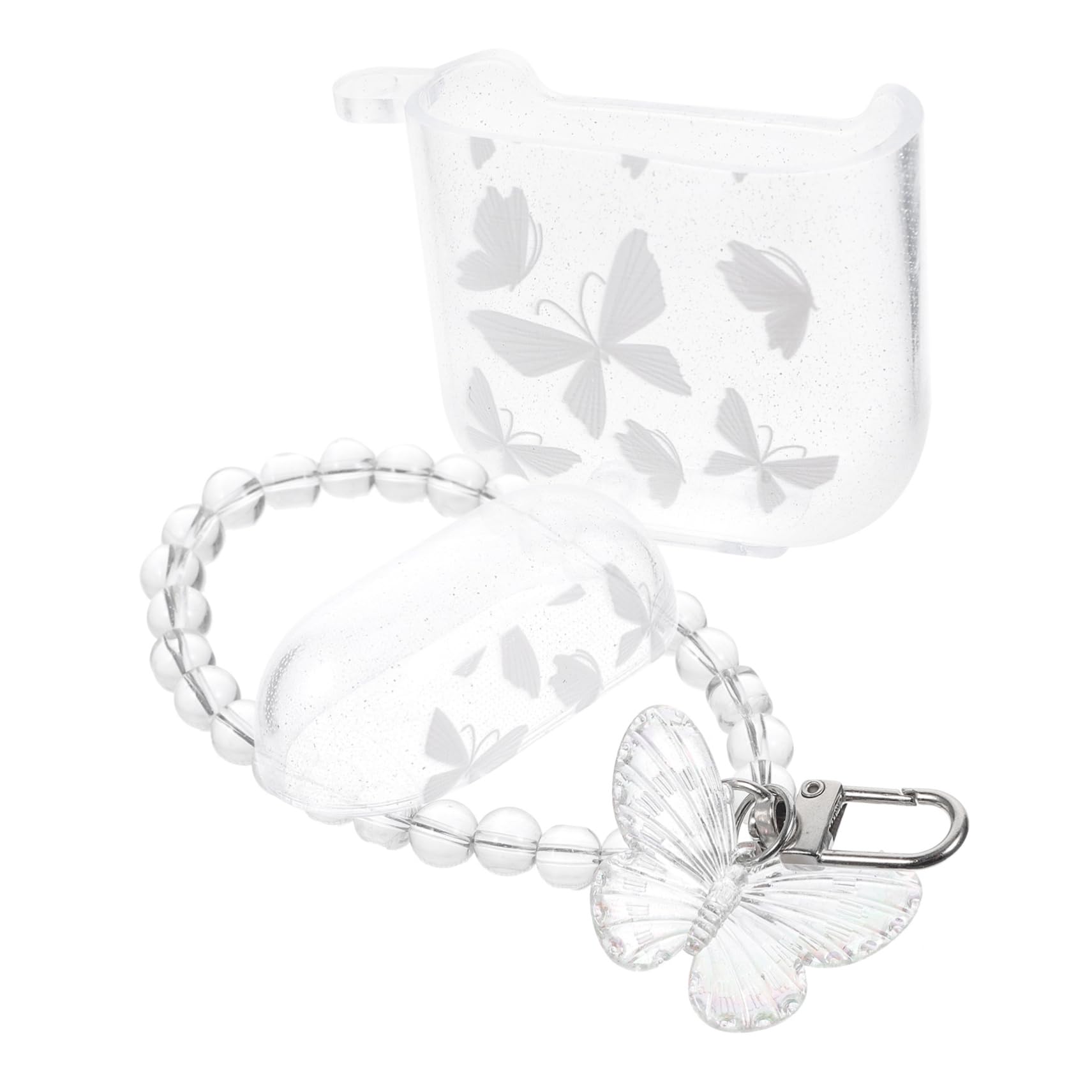 OSALADI 5piezas Funda De Protección para Auriculares con Cadena De Cuentas Estuche Compatible con y Diseño Único y Adorable Ligero y Resistente Caídas