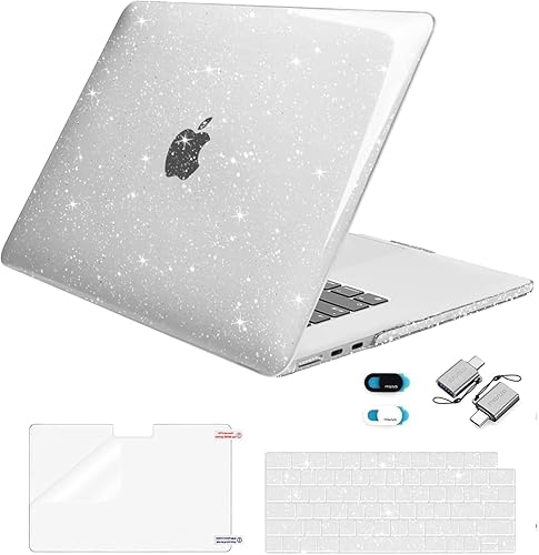 MOSISO Funda compatible con MacBook Air de 15 pulgadas 2025 2024 2023 versión M4 A3241 M3 A3114 M2 A2941, carcasa rígida de plástico brillante con