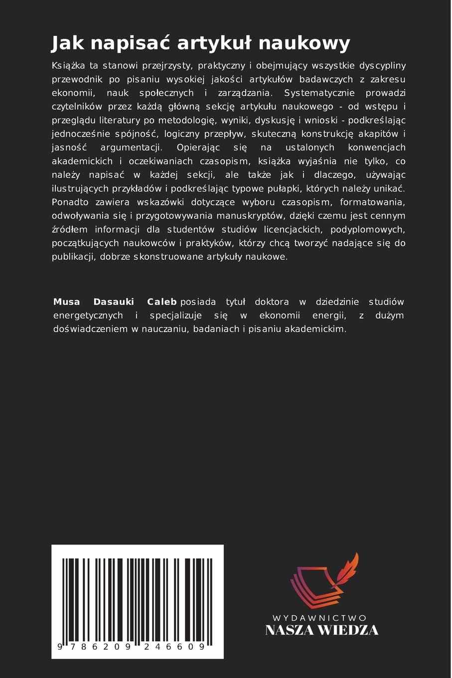 Jak napisa¿ artyku¿ naukowy: Przewodnik dla nauk ekonomicznych, spo¿ecznych i nauk o zarz¿dzaniu