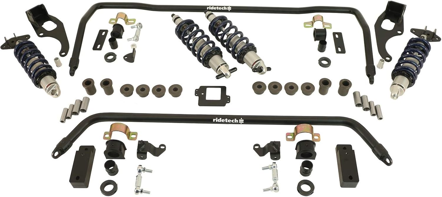 RIDE TECH TRIPLE ADJUSTABLE COILOVER SUSPENSION SYSTEM,FRONT & REAR TQ SERIES