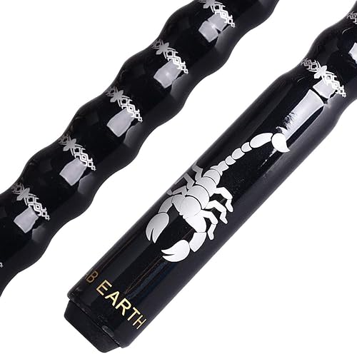 58" Pool Cue/Pool Stick Ergonomic Design Hardwood Canadian Maple 13mm Tip 18-21oz Billiard Cue B1SN Negro -,Azul,Negro