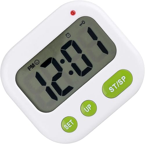 Miniatura 9 de Despertador vibratorio debajo de la almohada, mini reloj despertador, MusicVibration Digital LCD despertador temporizador de cocina electrónico con