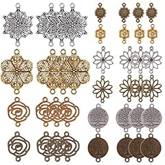 60pcs 10 Styles Connectors Mixed Color