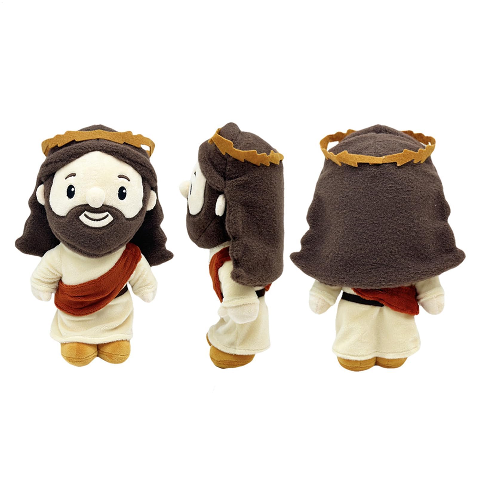 Gefüllte Jesus-Plüschpuppe, Plüschfigur, weiches Andenken, Sammlerstück, Begleiter für Freunde, Familie, Mädchen, Jungen, Teenager, Schlafenszeit, beruhigend