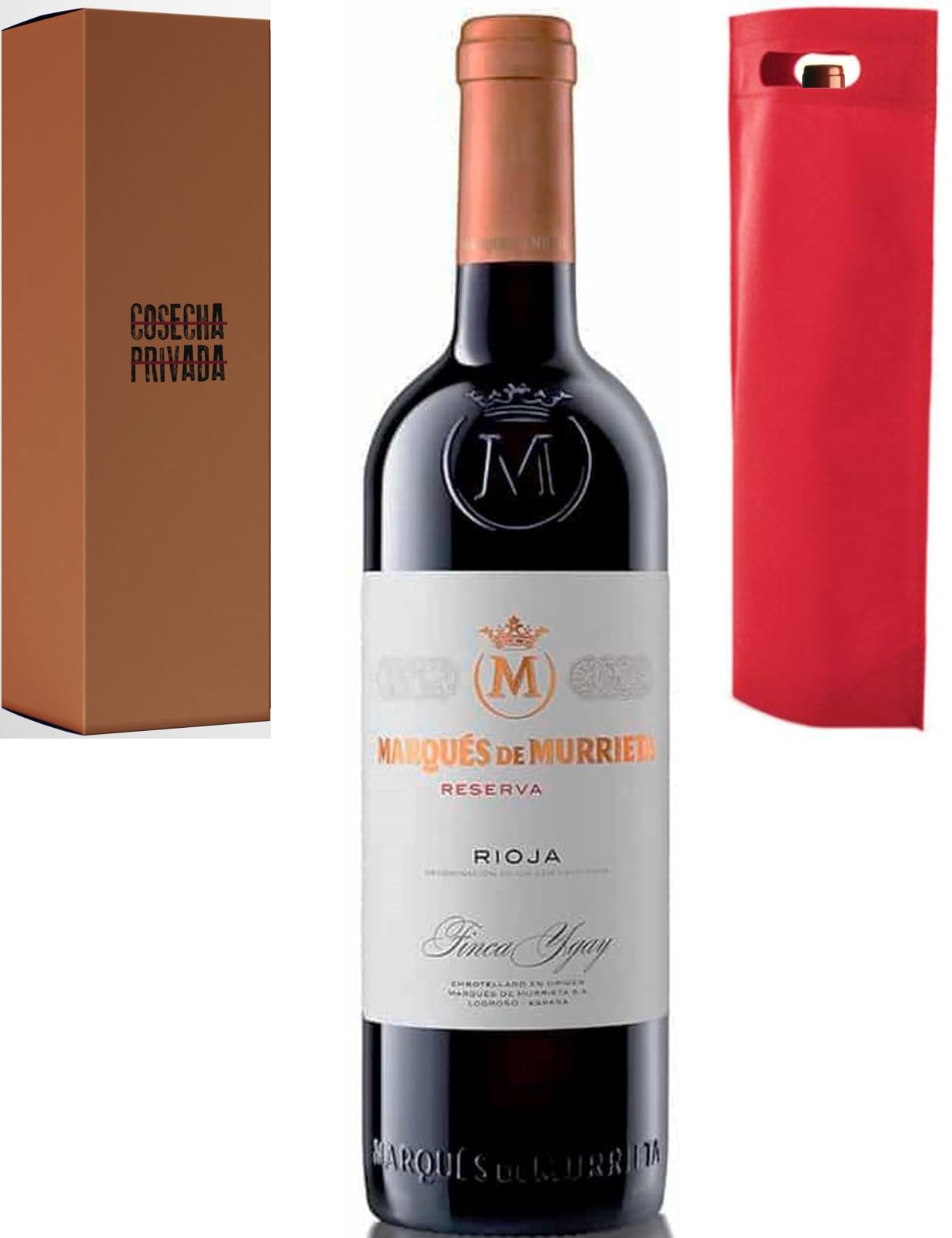 Marqués de Murrieta - Envío 24 h - Vino Rioja Regalo - Envío Cosecha Privada (Botella 75 cl Regalo, Marqués de Murrieta Rva)