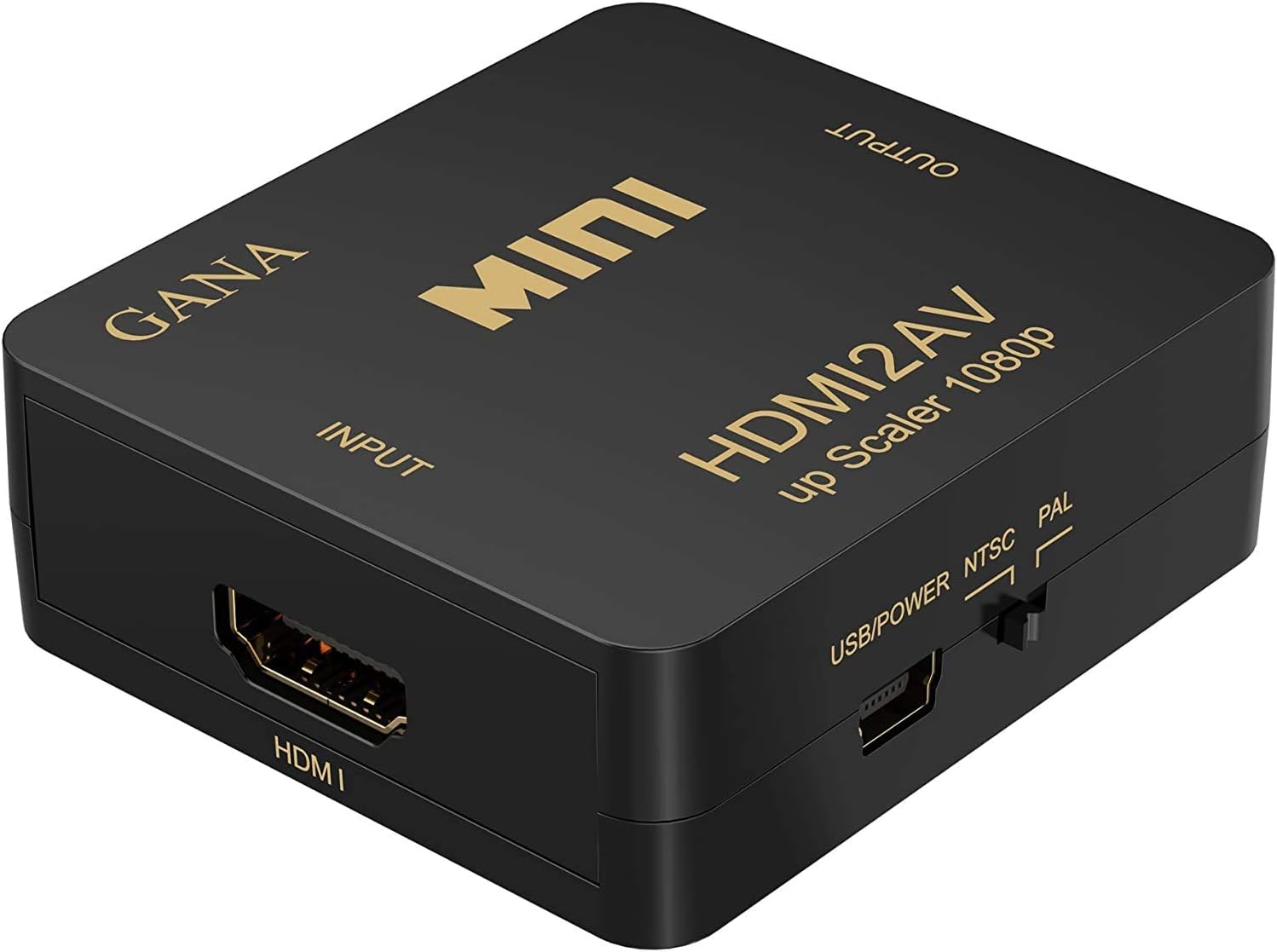 Discount GANA HDMI to RCA,HDMI to AV, 1080P HDMI to 3RCA CVBS AV Composite Video Audio Converter Adapter Supports PAL/NTSC with USB Charge Cable for PC Laptop HDTV DVD-Black Popular GANA HDMI to RCA,HDMI to AV, 1080P HDMI to 3RCA CVBS AV Composite Video Audio Converter Adapter Supports PAL/NTSC with USB Charge Cable for PC Laptop HDTV DVD-Black