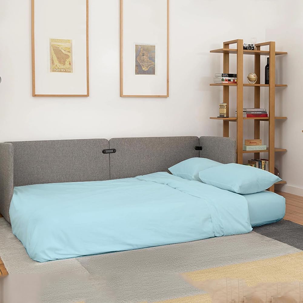 Cottingon Sleeper Sofa Bed Sheet Set, 4 Pcs Queen 6'' Drop