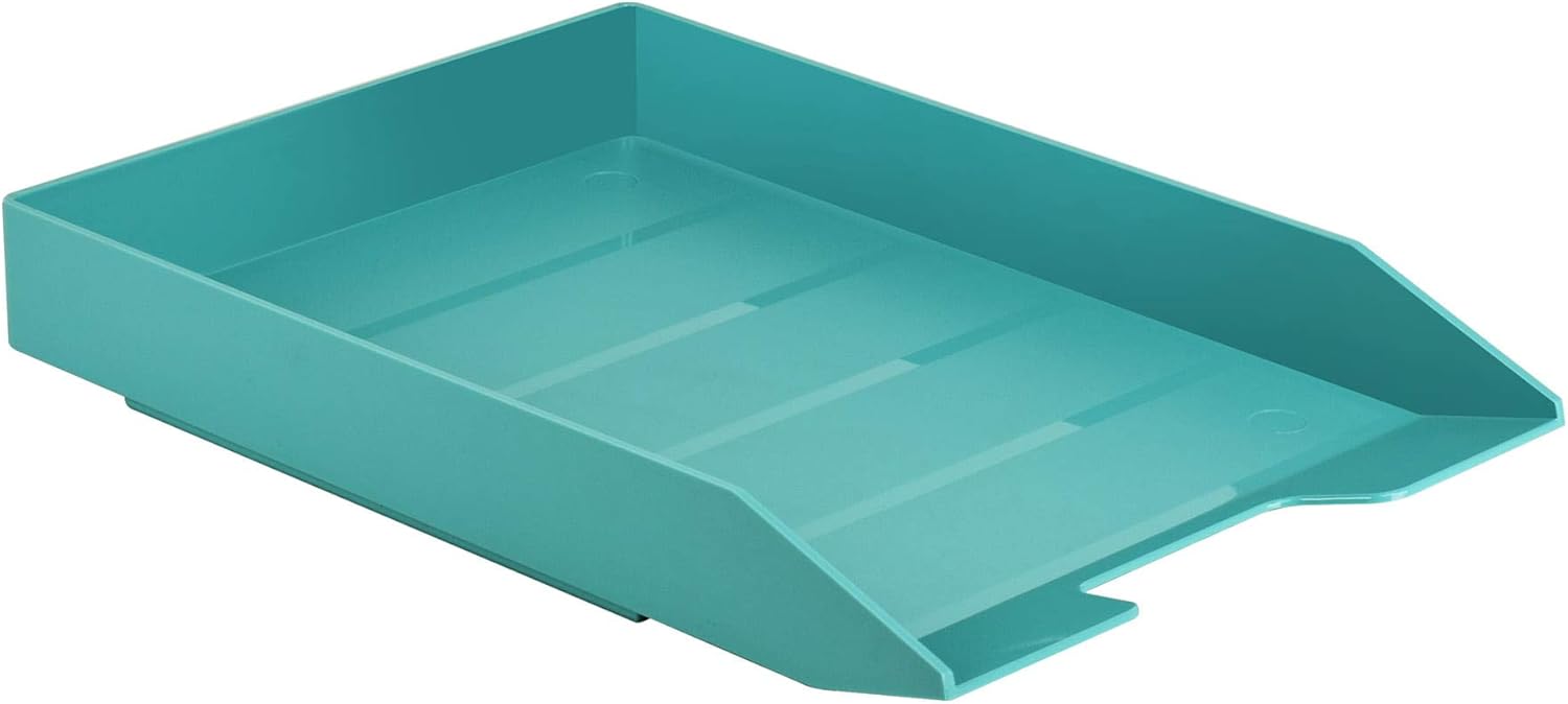Acrimet Stackable Letter Tray Front Load, Plastic, Desktop