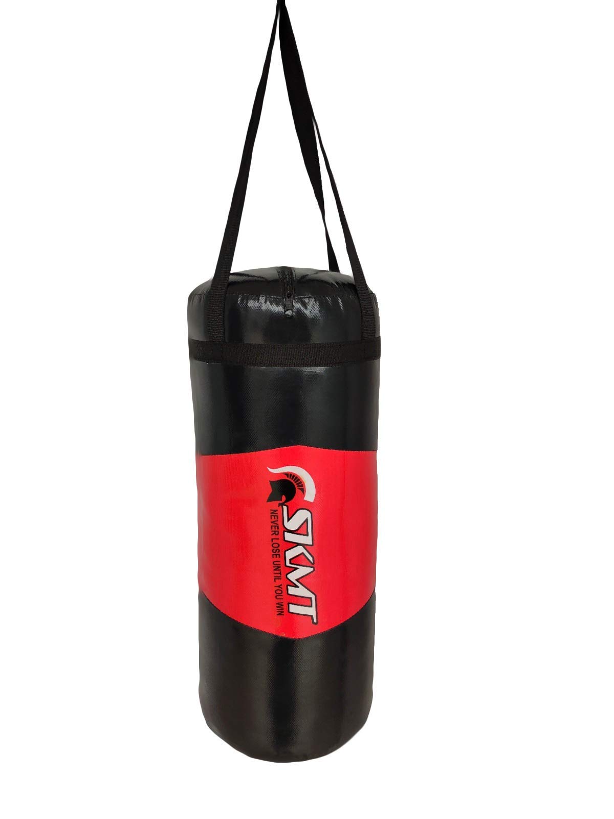 SKMT Kids Boxing kit, Boxing Set for Kids, Boxing Kit for Children (Filled Punching Bag, Gloves and Headgear, Age 7-13 Years) (RED Black) 2