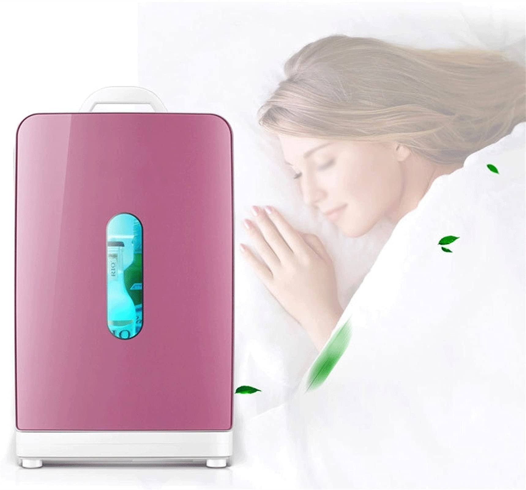 Mini refrigerador para coche de 20 litros con conservación del calor, ideal para coches pequeños y hogares. Enchufe de 12 V (color: dorado, tamaño: 12 V, 110 V y 220 V).