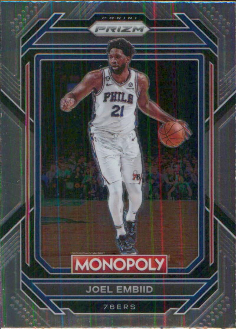 Amazon.com: 2022-23 PANINI MONOPOLY PRIZM #67 JOEL EMBIID