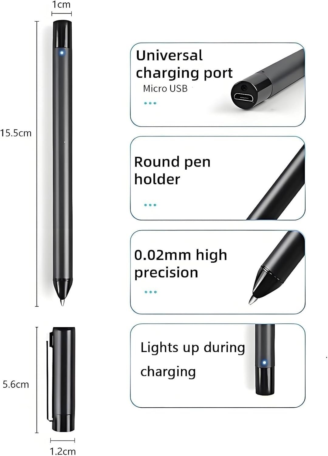 Smart Writing Set - Tablet di carta E-Ink per scrivere e disegnare, taccuino riutilizzabile con funzioni AI, sincronizzazione in tempo reale con app per ufficio e apprendimento