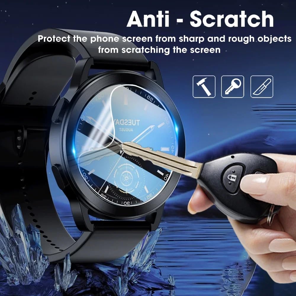 5 Films Protecteurs Hydrogel Pour Garmin Vivoactive 6/5/2025/1.2 - Protection écran TPU Flexible, Sans Bulles