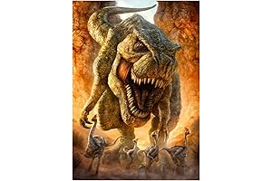 Miraclekoo Dinosaur Diamond Painting Kit for Adults and Beginners