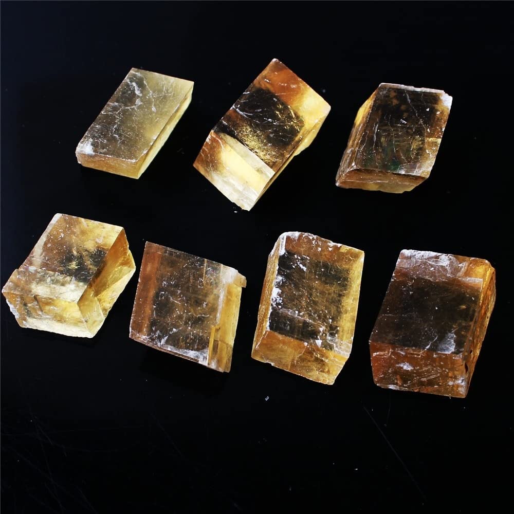 鉱石　方解石　1000g Amazon.co.jp: 200g / 500g / 1000gの天然の透明な黄色の光学式